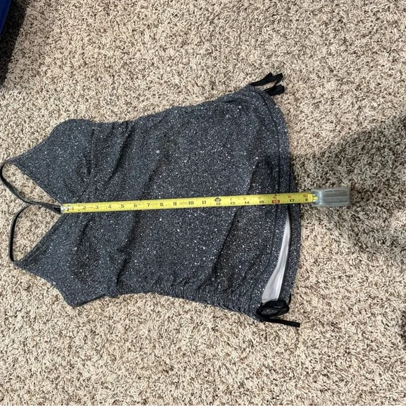 Sparkly Gray Halter Party Top lululemon - Picture 8 of 9
